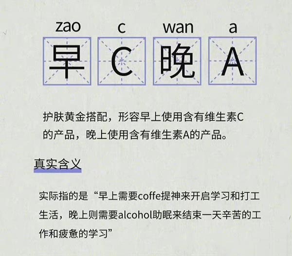 早C晚A是什么意思？