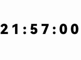 21:57:00是什么意思？