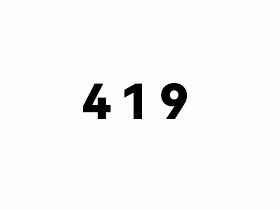 419是什么意思？