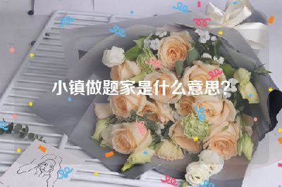 小镇做题家是什么意思？