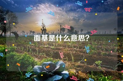 面基是什么意思？
