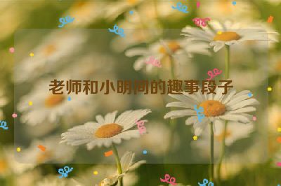 老师和小明间的趣事段子