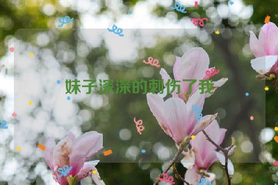妹子深深的刺伤了我