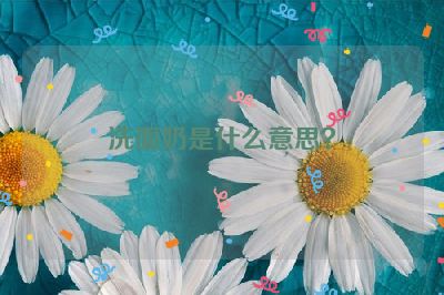洗面奶是什么意思？