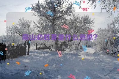 南山必胜客是什么意思？