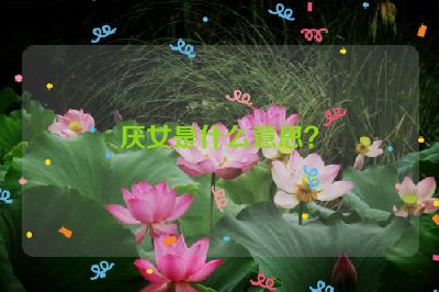 厌女是什么意思？