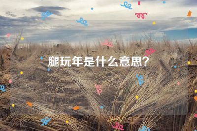 腿玩年是什么意思？