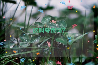 这叫夸我吗？