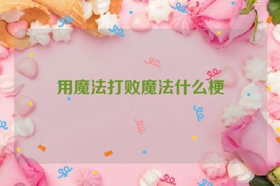 用魔法打败魔法什么梗