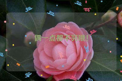 偶一点都不穷哦！
