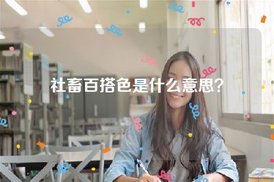 社畜百搭色是什么意思？