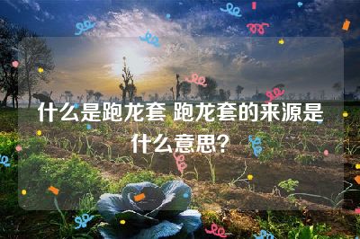什么是跑龙套 跑龙套的来源是什么意思？