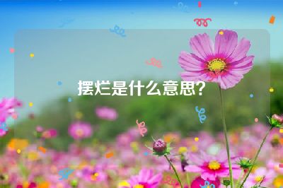 摆烂是什么意思？