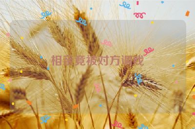 相亲竟被对方调戏